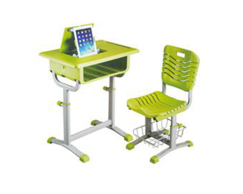 多功能 ABS 塑料钢结构升降式课桌椅