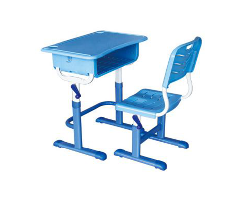 手摇 ABS 塑料钢结构升降式课桌椅