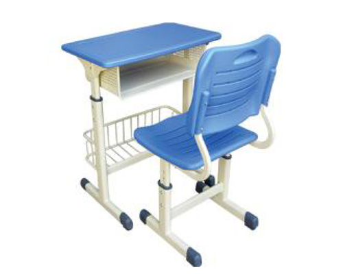 塑料钢结构升降式课桌椅