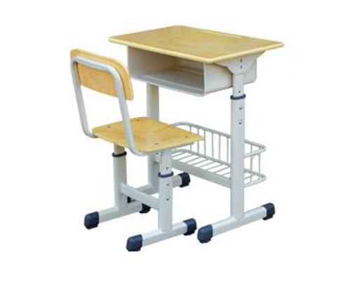 钢木升降式课桌椅