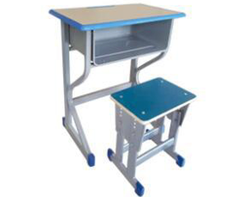 钢木固定式课桌椅